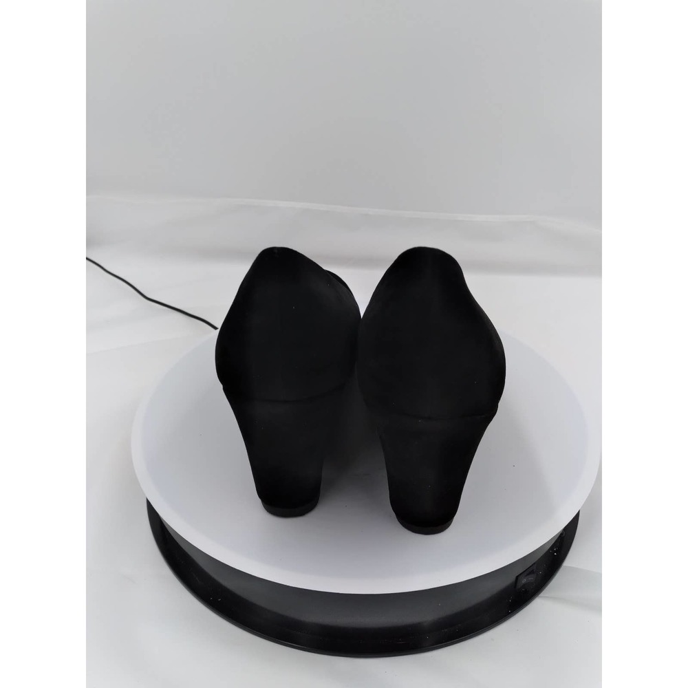 NIB Maurices 3.5" closed toe wedge black size 7 - Picture 4 of 6